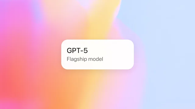 Official GPT-5 launch artwork.